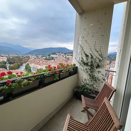 Apartment Il Grattacielo Luxury - Center - Confort And Beautiful View Pinerolo